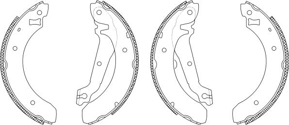 Mintex MSK057 - Bremžu loku komplekts www.autospares.lv