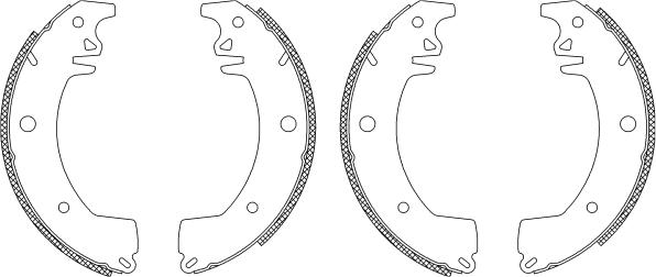 Mintex MSK069 - Bremžu loku komplekts autospares.lv