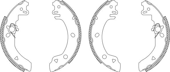 Mintex MSK062 - Bremžu loku komplekts www.autospares.lv