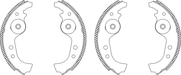 Mintex MSK001 - Bremžu loku komplekts autospares.lv