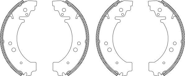 Mintex MSK026 - Bremžu loku komplekts autospares.lv