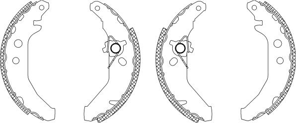 Mintex MSK151 - Bremžu loku komplekts www.autospares.lv