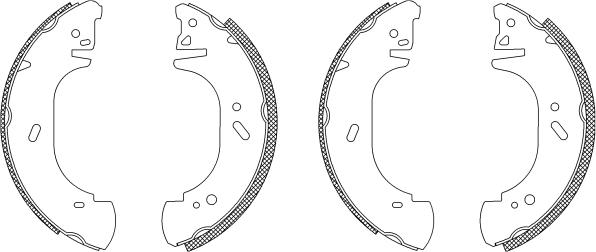 Mintex MSK163 - Bremžu loku komplekts www.autospares.lv