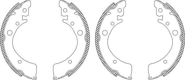 Mintex MSK188 - Bremžu loku komplekts autospares.lv