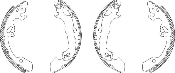 Mintex MSK187 - Brake Shoe Set www.autospares.lv