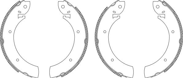 Mintex MSK171 - Brake Shoe Set www.autospares.lv