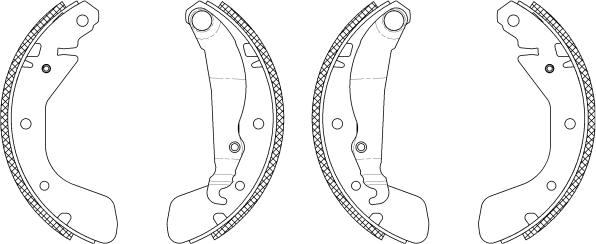 Mintex MSK172 - Bremžu loku komplekts www.autospares.lv