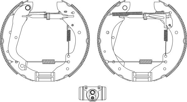 Mintex MSK294 - Bremžu loku komplekts www.autospares.lv