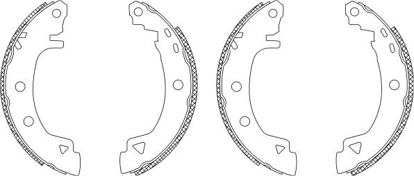 Mintex MSK213 - Bremžu loku komplekts www.autospares.lv