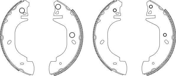 Mintex MSK217 - Bremžu loku komplekts autospares.lv