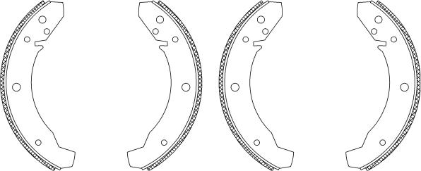 Mintex MSK281 - Bremžu loku komplekts www.autospares.lv