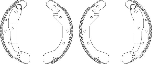 Mintex MSK232 - Bremžu loku komplekts www.autospares.lv