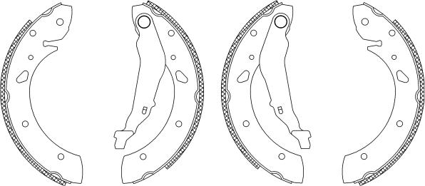 Mintex MSK229 - Bremžu loku komplekts www.autospares.lv