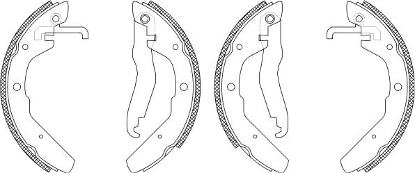 Mintex MSK274 - Bremžu loku komplekts www.autospares.lv