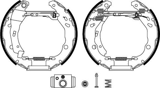 Mintex MSP414 - Brake Shoe Set www.autospares.lv