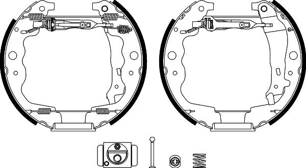 Mintex MSP420 - Bremžu loku komplekts www.autospares.lv