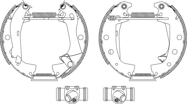 Mintex MSP040 - Bremžu loku komplekts autospares.lv