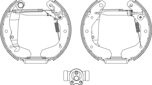 Mintex MSP051 - Bremžu loku komplekts www.autospares.lv