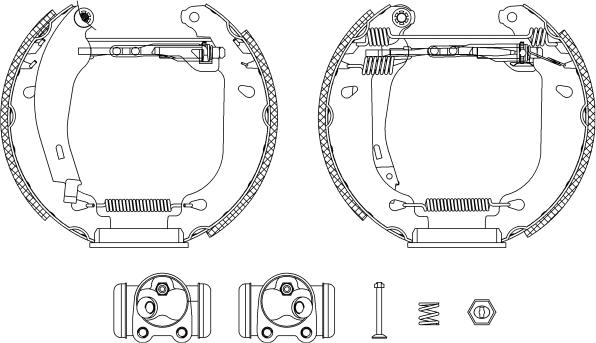 Mintex MSP053 - Bremžu loku komplekts www.autospares.lv