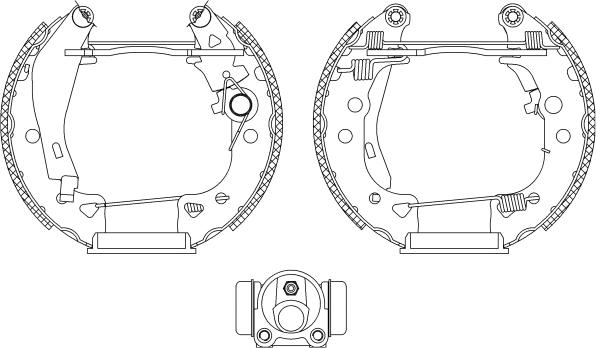 Mintex MSP064 - Bremžu loku komplekts www.autospares.lv