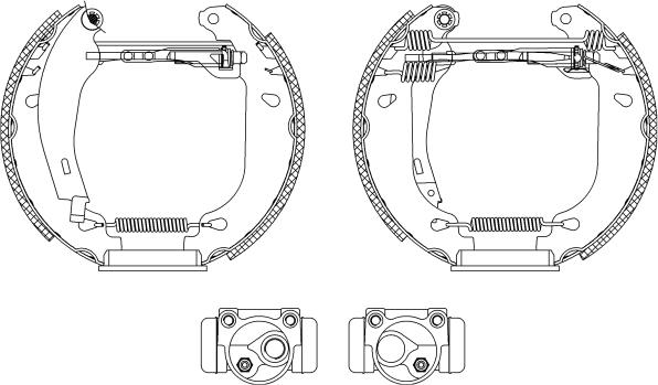 Mintex MSP065 - Bremžu loku komplekts www.autospares.lv