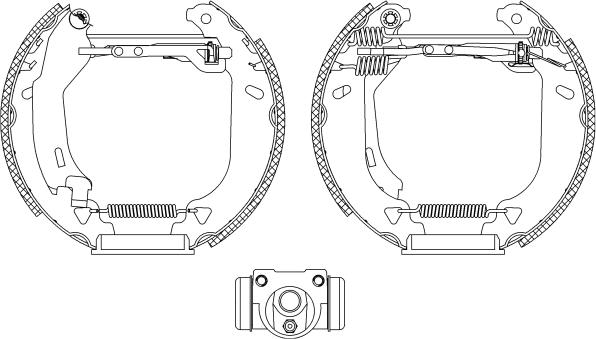 Mintex MSP019 - Bremžu loku komplekts autospares.lv