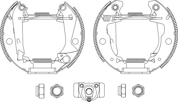 Mintex MSP016 - Brake Shoe Set www.autospares.lv