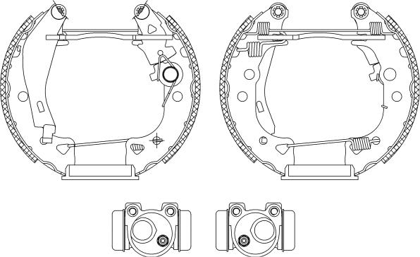 Mintex MSP082 - Bremžu loku komplekts www.autospares.lv