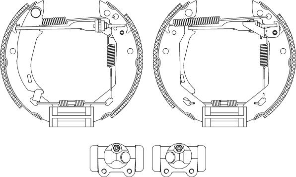 Mintex MSP034 - Bremžu loku komplekts autospares.lv