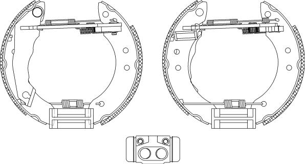 Mintex MSP024 - Bremžu loku komplekts www.autospares.lv