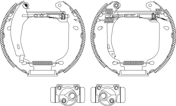 Mintex MSP079 - Bremžu loku komplekts autospares.lv