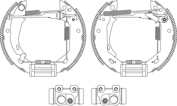 Mintex MSP074 - Bremžu loku komplekts autospares.lv