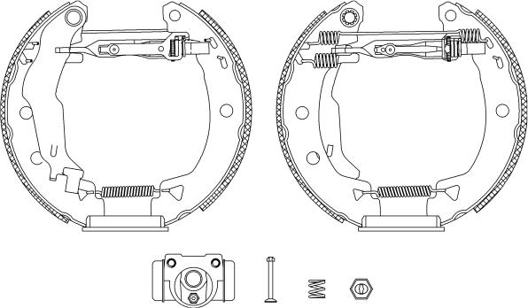 Mintex MSP143 - Bremžu loku komplekts www.autospares.lv