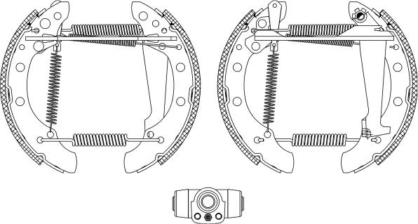 Mintex MSP105 - Bremžu loku komplekts www.autospares.lv