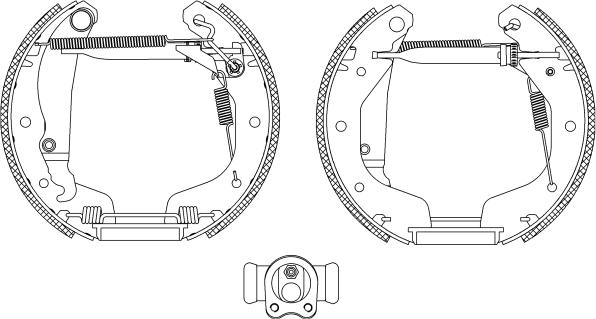 Mintex MSP101 - Bremžu loku komplekts www.autospares.lv