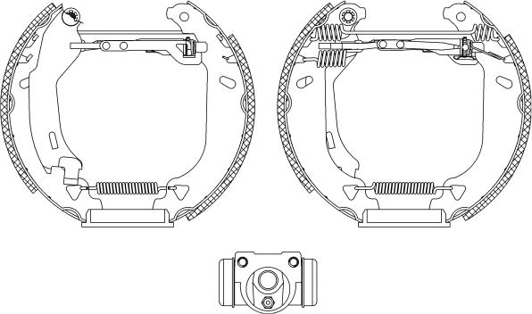 Mintex MSP108 - Bremžu loku komplekts autospares.lv