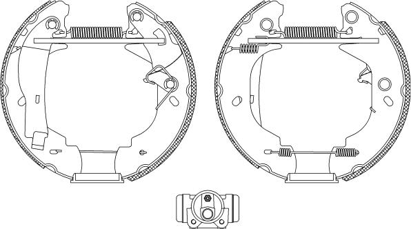 Mintex MSP113 - Bremžu loku komplekts autospares.lv