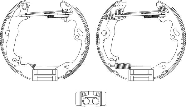 Mintex MSP187 - Bremžu loku komplekts www.autospares.lv