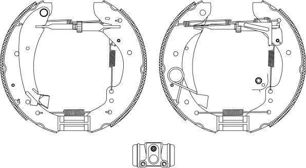 Mintex MSP126 - Bremžu loku komplekts www.autospares.lv