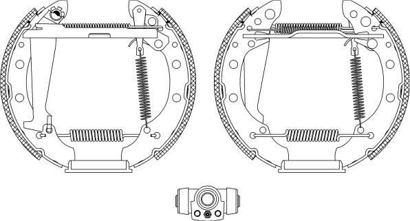 Mintex MSP121 - Brake Shoe Set www.autospares.lv