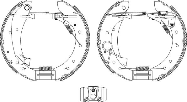 Mintex MSP128 - Bremžu loku komplekts www.autospares.lv