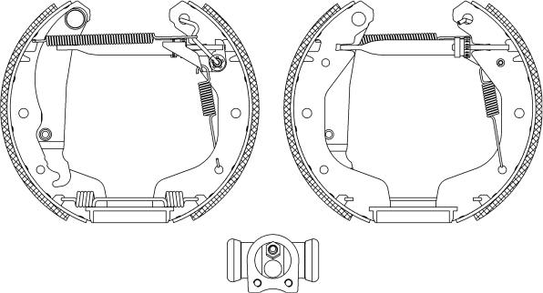 Mintex MSP123 - Bremžu loku komplekts www.autospares.lv