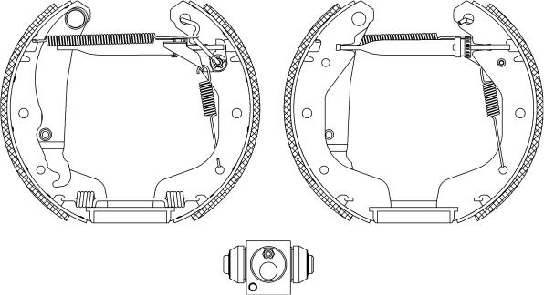 Mintex MSP122 - Bremžu loku komplekts www.autospares.lv