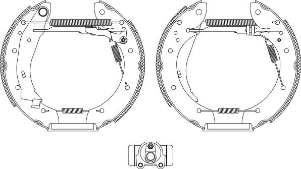 Mintex MSP175 - Bremžu loku komplekts autospares.lv