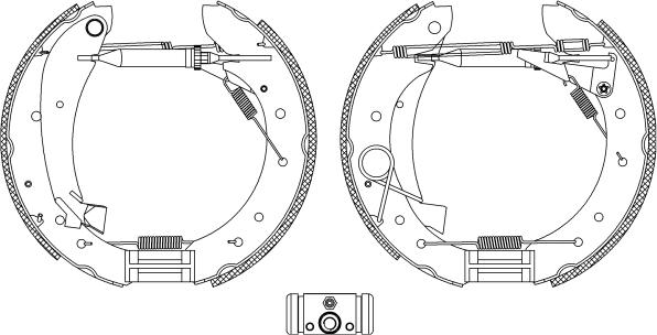 Mintex MSP306 - Bremžu loku komplekts www.autospares.lv