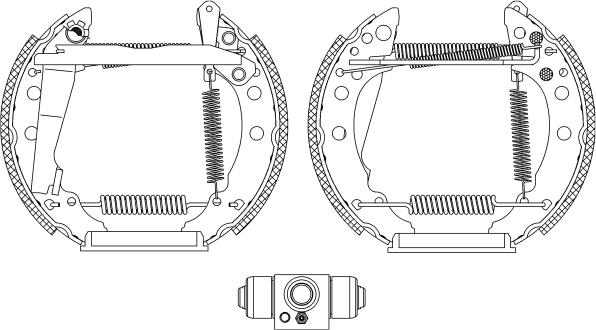 Mintex MSP302 - Bremžu loku komplekts www.autospares.lv