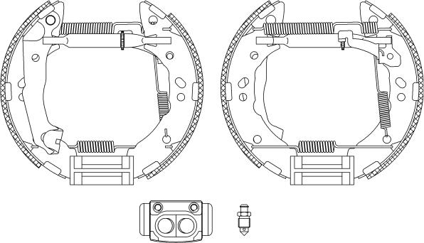 Mintex MSP319 - Bremžu loku komplekts www.autospares.lv