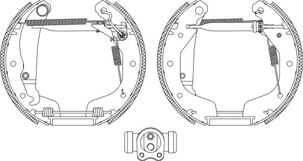 Mintex MSP314 - Bremžu loku komplekts www.autospares.lv