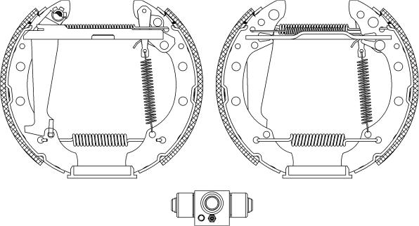 Mintex MSP315 - Brake Shoe Set www.autospares.lv