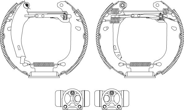 Mintex MSP310 - Bremžu loku komplekts www.autospares.lv